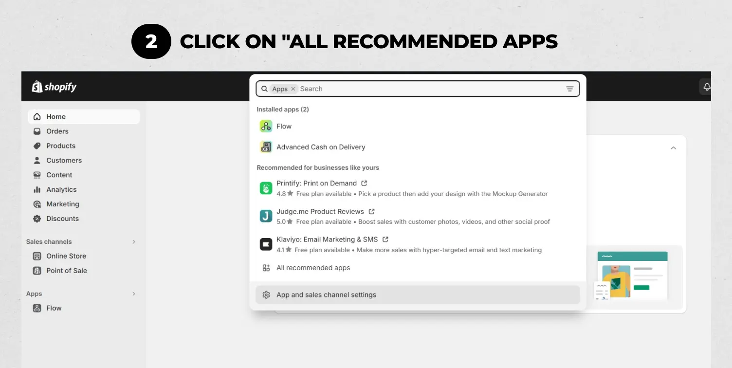 All recommended apps