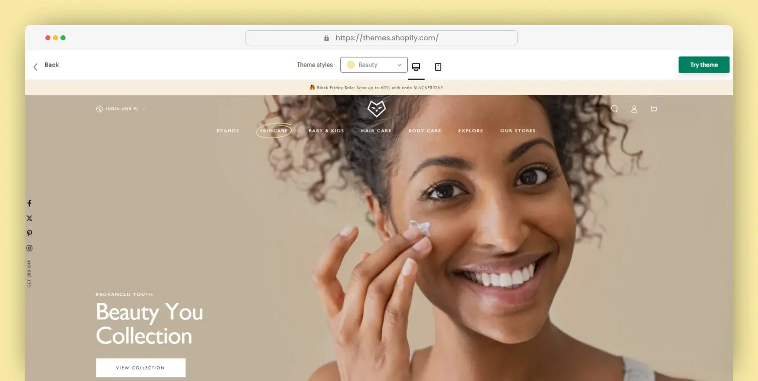 Top 5 Shopify Themes for the Fashion and Beauty Industry 2024