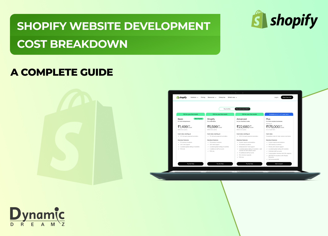 Shopify Website Development Cost Breakdown: A Complete Guide