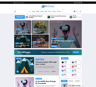 NewsBlogger Theme