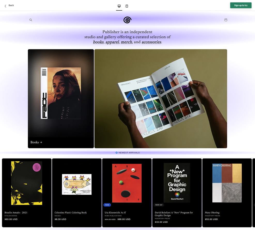 Publisher Theme Image