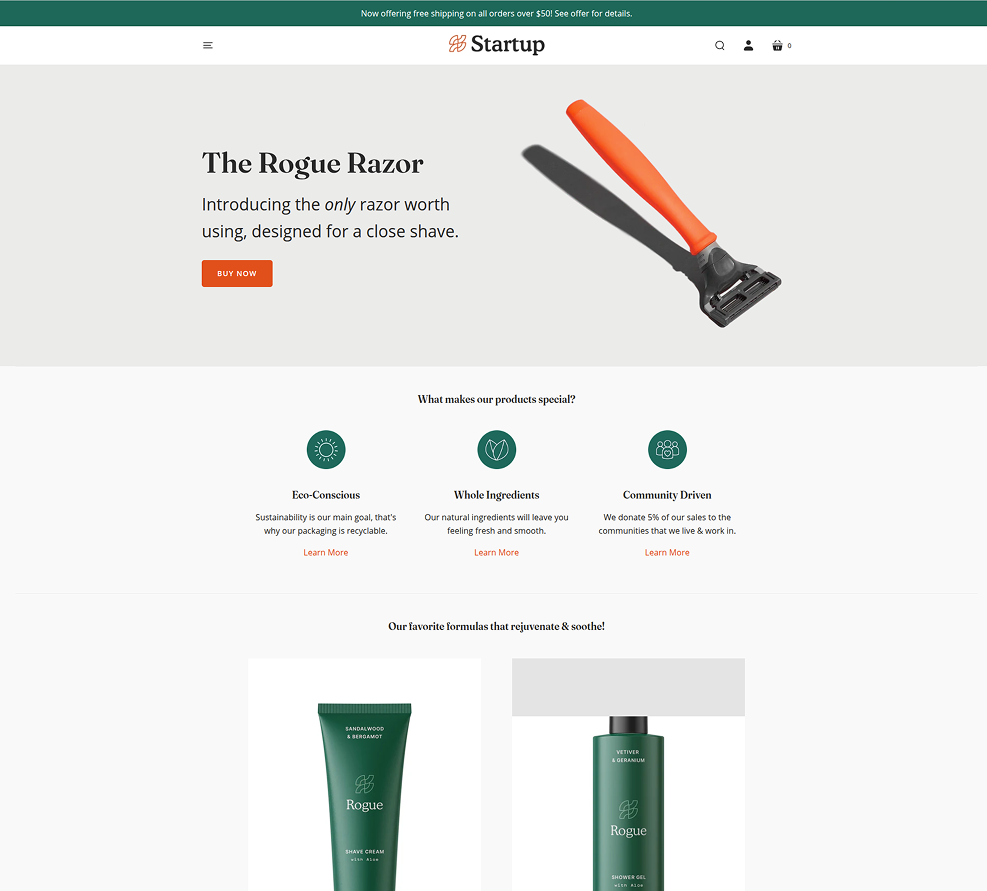 Startup Theme Image