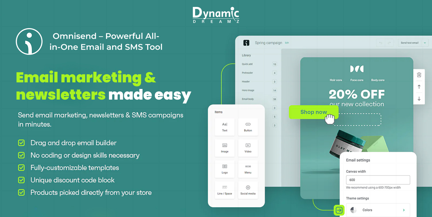 Omnisend – Powerful All-in-One Email and SMS Tool Image